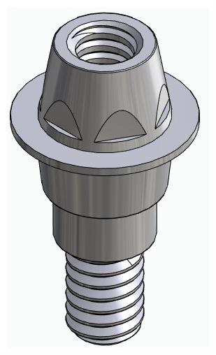 BIONIKA C1, Multi-unit abutment, straight, screwable, narrow, LT2.7