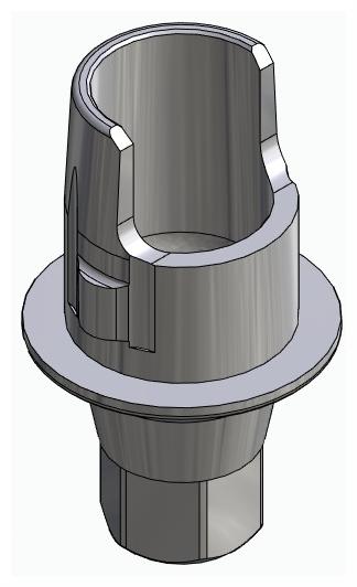 BIONIKA CORTICON, Flexi base, implant level, positioned, type-A