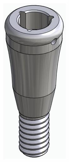 BIONIKA CORTICON, Locator abutment, straight