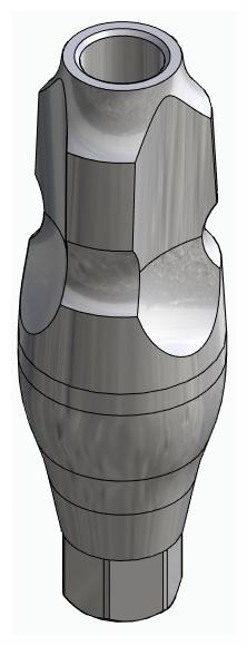 BIONIKA CORTICON, Impression coping for closed tray, uniform, positioned