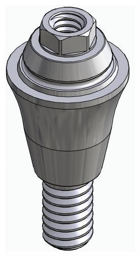 BIONIKA CORTICON, Multi-unit abutment, straight, screwable, wide, LT2