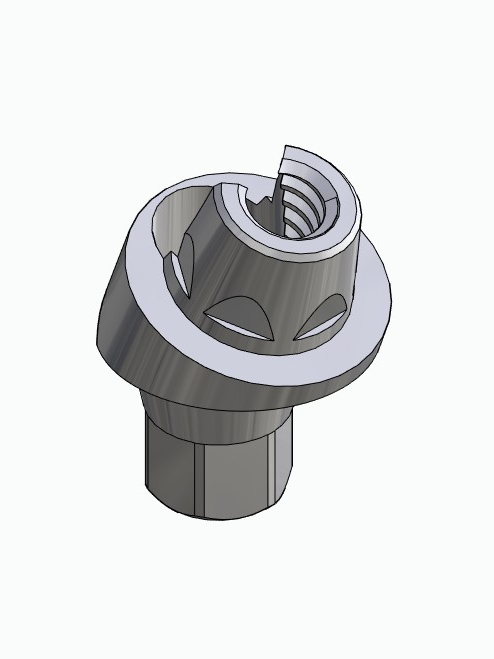 BIONIKA CORTICON, Multi-unit abutment, angled, positioned, narrow, LT2.7, type-B