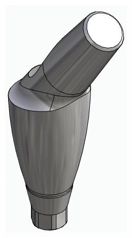 BIONIKA ACTIVAL, Anatomic abutment, angled, 35°, positioned, type-A