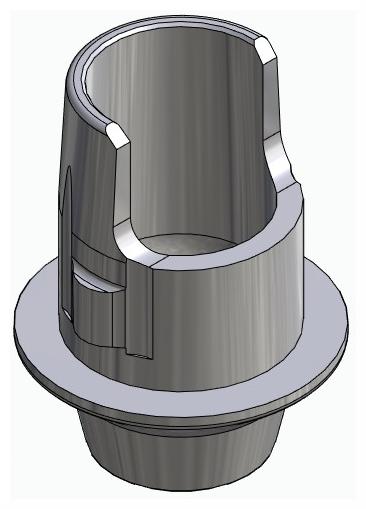 BIONIKA ACTIVAL, Flexi base, implant level, non-positioned