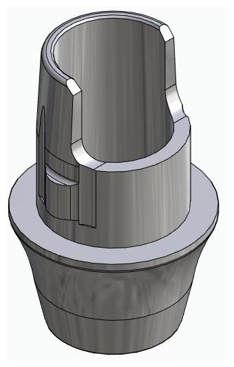 BIONIKA ACTIVAL, Flexi base, implant level, non-positioned