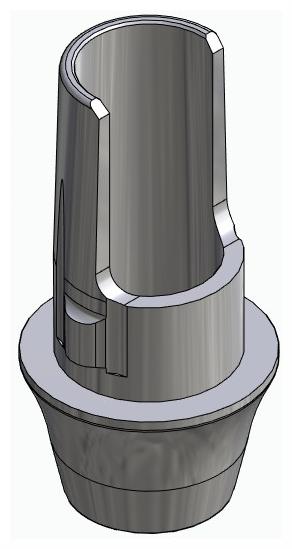 BIONIKA ACTIVAL, Flexi base, implant level, non-positioned