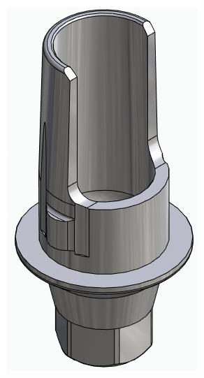 BIONIKA ACTIVAL, Flexi base, implant level, positioned, type-A