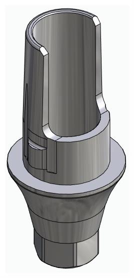 BIONIKA ACTIVAL, Flexi base, implant level, positioned, type-A
