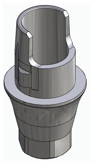BIONIKA ACTIVAL, Flexi base, implant level, positioned, type-A