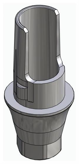 BIONIKA ACTIVAL, Flexi base, implant level, positioned, type-A