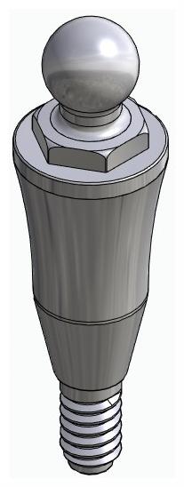 BIONIKA ACTIVAL, Ball abutment, OC, normal