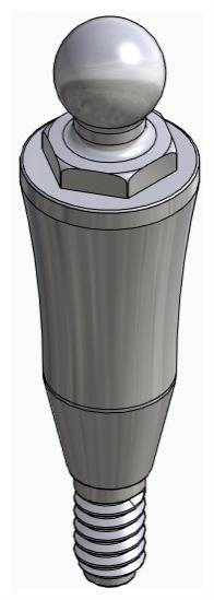 BIONIKA ACTIVAL, Ball abutment, OC, normal