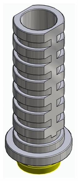 BIONIKA ACTIVAL, Temporary abutment, implant level, non-positioned