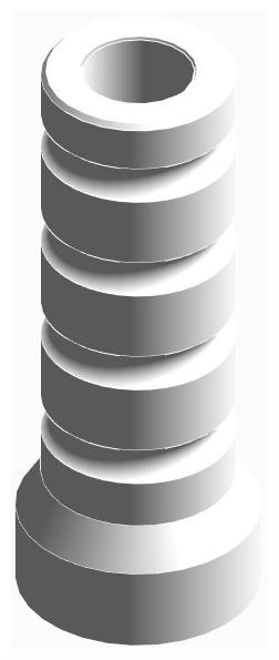 BIONIKA ACTIVAL, Castable plastic abutment, multi-unit level, non-positioned