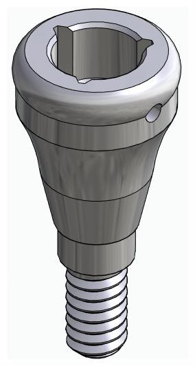 BIONIKA ACTIVAL, Locator abutment, straight