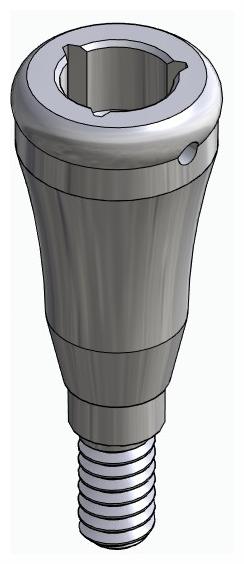 BIONIKA ACTIVAL, Locator abutment, straight