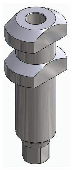 BIONIKA ACTIVAL, Impression coping for open tray, uniform, positioned