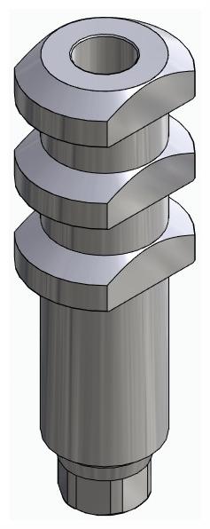 BIONIKA ACTIVAL, Impression coping for open tray, uniform, positioned