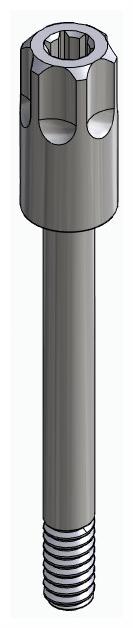 BIONIKA ACTIVAL, Impression coping screw, open tray, short