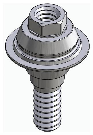 BIONIKA ACTIVAL, Multi-unit abutment, straight, screwable, wide, LT2