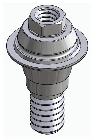 BIONIKA ACTIVAL, Multi-unit abutment, straight, screwable, wide, LT2