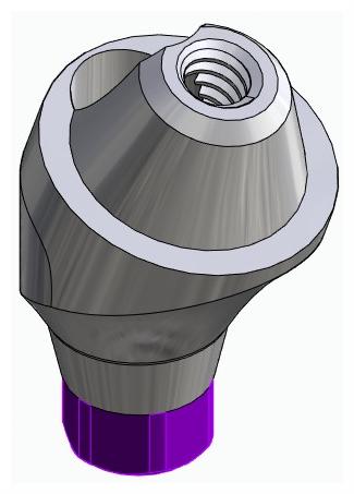 BIONIKA ACTIVAL, Multi-unit abutment, angled, positioned, wide, LT2, type-A