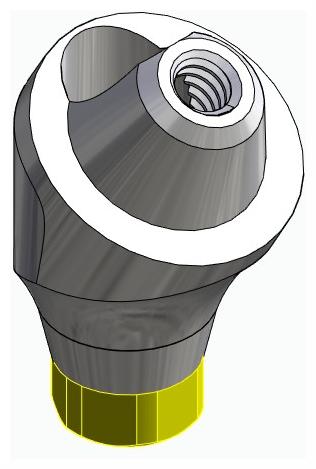 BIONIKA ACTIVAL, Multi-unit abutment, angled, positioned, wide, LT2, type-A