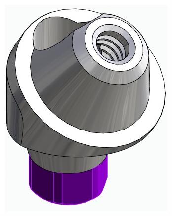 BIONIKA ACTIVAL, Multi-unit abutment, angled, positioned, wide, LT2, type-B