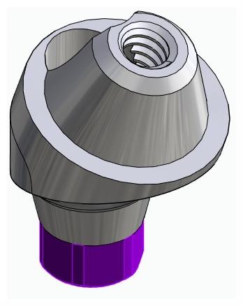 BIONIKA ACTIVAL, Multi-unit abutment, angled, positioned, wide, LT2, type-B