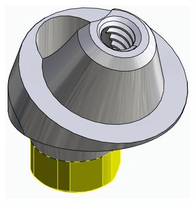 BIONIKA ACTIVAL, Multi-unit abutment, angled, positioned, wide, LT2, type-B