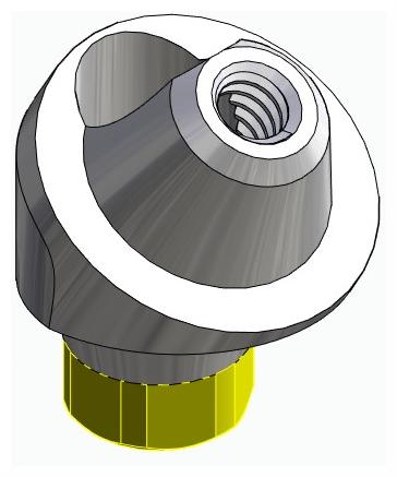 BIONIKA ACTIVAL, Multi-unit abutment, angled, positioned, wide, LT2, type-B
