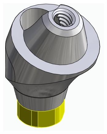 BIONIKA ACTIVAL, Multi-unit abutment, angled, positioned, wide, LT2, type-B