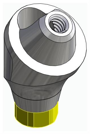 BIONIKA ACTIVAL, Multi-unit abutment, angled, positioned, wide, LT2, type-B