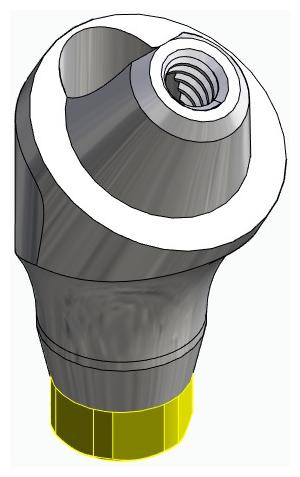 BIONIKA ACTIVAL, Multi-unit abutment, angled, positioned, wide, LT2, type-B