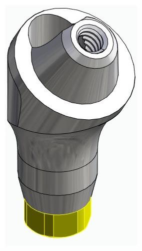 BIONIKA ACTIVAL, Multi-unit abutment, angled, positioned, wide, LT2, type-B
