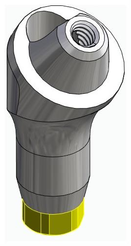 BIONIKA ACTIVAL, Multi-unit abutment, angled, positioned, wide, LT2, type-B