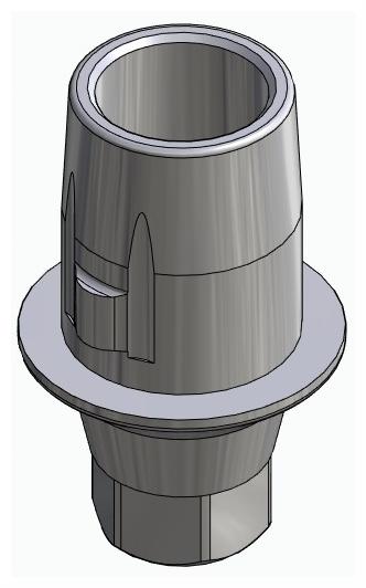 BIONIKA ACTIVAL, Titanium base, positioned