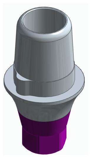 BIONIKA ACTIVAL, Titanium base, positioned