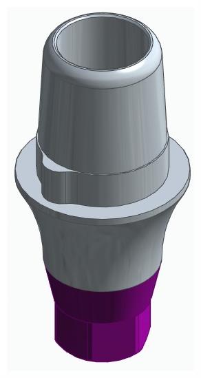 BIONIKA ACTIVAL, Titanium base, positioned