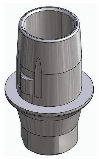 BIONIKA ACTIVAL, Titanium base, positioned