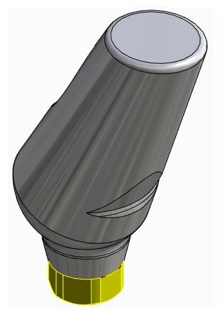 BIONIKA ACTIVAL, Universal abutment, angled, positioned, type-A