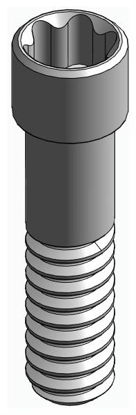 BIONIKA BONELIT, Abutment screw for angled multi-unit abutment