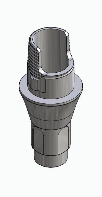 BIONIKA BONELIT, Flexi base, implant level, positioned, type-A
