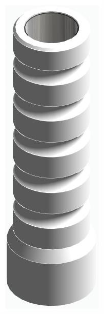 BIONIKA BONELIT, Castable plastic abutment, multi-unit level, non-positioned