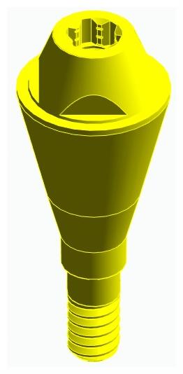 BIONIKA BONELIT, Multi-unit abutment, straight, screwable, wide