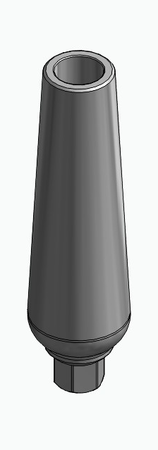 BIONIKA LG, Universal abutment, straight, positioned