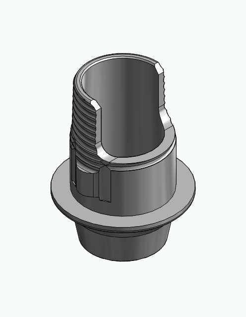 BIONIKA HICON, Flexi base, implant level, non-positioned