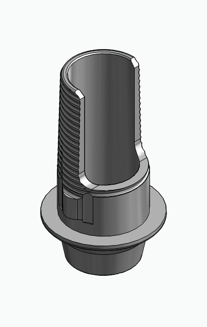 BIONIKA HICON, Flexi base, implant level, non-positioned