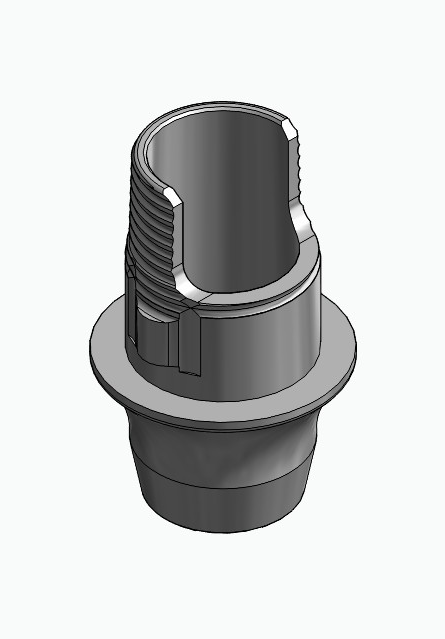 BIONIKA HICON, Flexi base, implant level, non-positioned