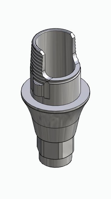 BIONIKA HICON, Flexi base, implant level, positioned, type-A